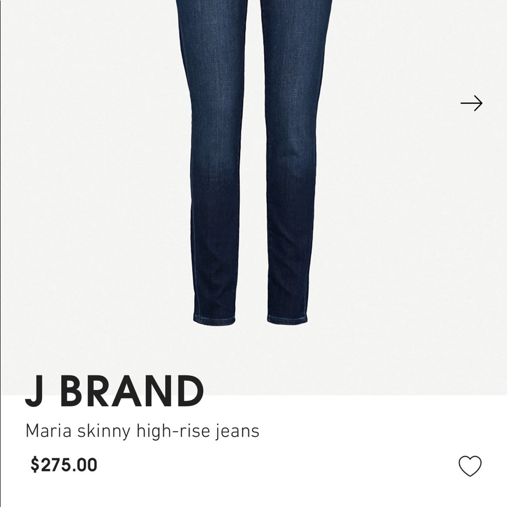 J brand Maria jeans